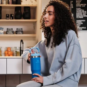 STANLEY termo puodelis The IceFlow™ 0.89L - Mėlyna žydrynė