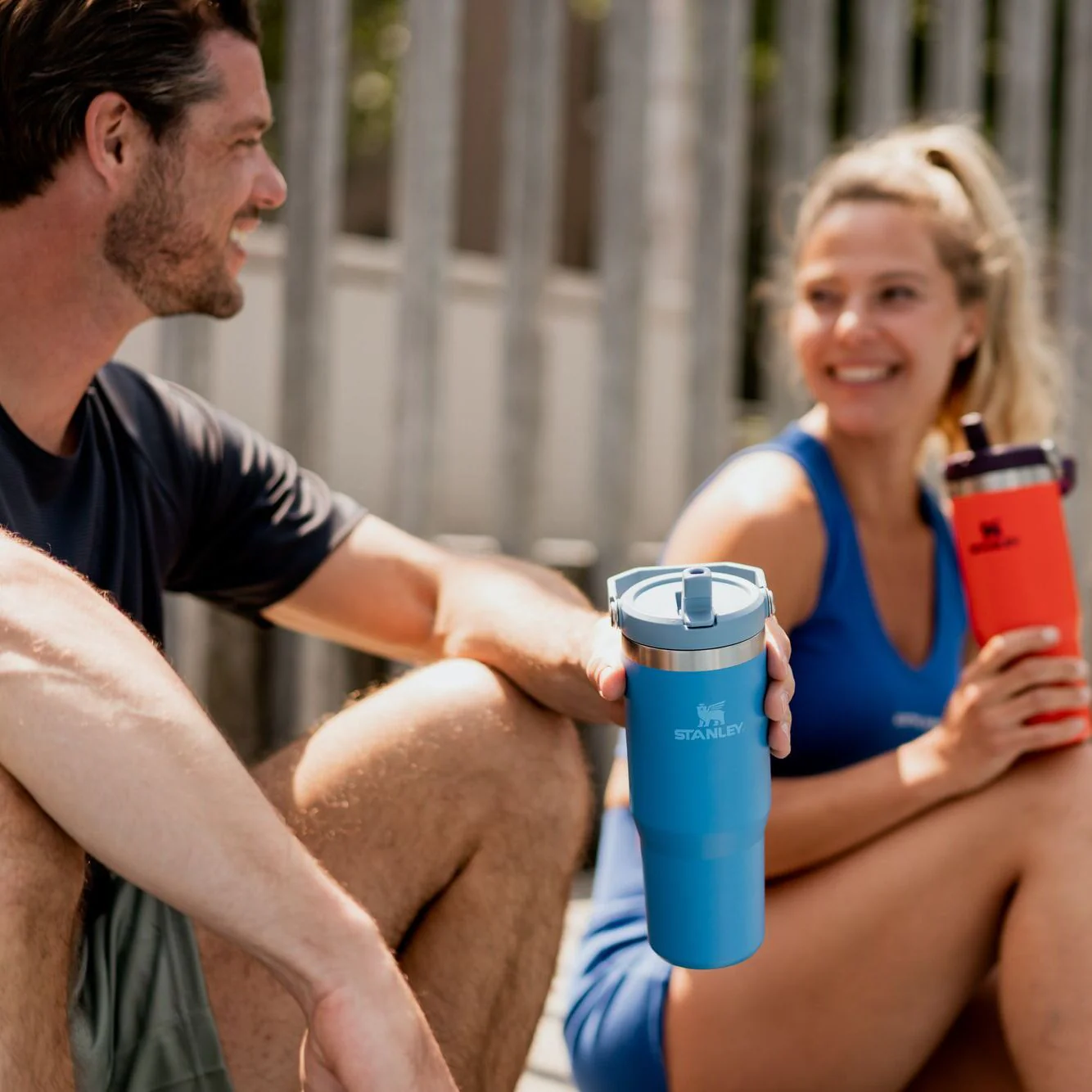 STANLEY termo puodelis The IceFlow™ 0.89L - Mėlyna žydrynė - Image 5