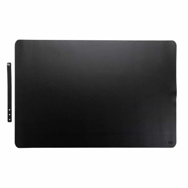 Swiss Peak GRS sertifikuotas perdirbtas PU darbo stalo kilimėlis – juodas, 60x40 cm - Image 5