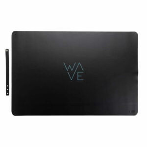 Swiss Peak GRS sertifikuotas perdirbtas PU darbo stalo kilimėlis – juodas, 60x40 cm