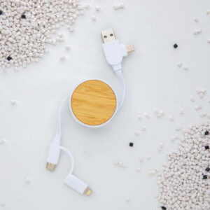 RCS perdirbto plastiko „Ontario“ 6-ių jungčių ištraukiamas laidas