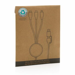 RCS perdirbto TPE ir plastiko 6-ių jungčių įkrovimo laidas