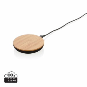 Ekologiškas bevielis įkroviklis Bamboo X 5W