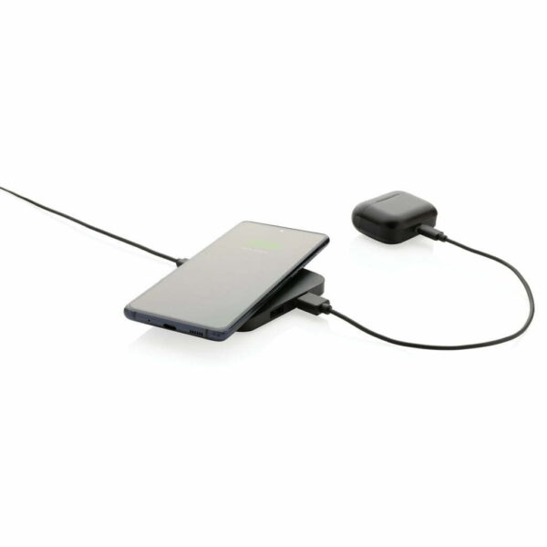 RCS perdirbto plastiko 10W belaidis įkroviklis su USB prievadais - Image 2