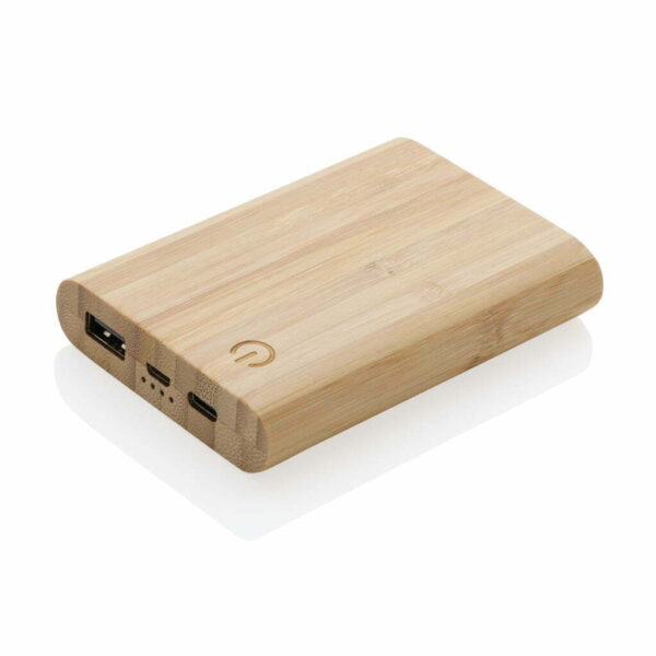 FSC® sertifikuoto bambuko išorinis įkroviklis 5 000 mAh - Image 8