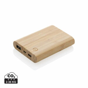 FSC bambuko išorinis įkroviklis 5000 mAh