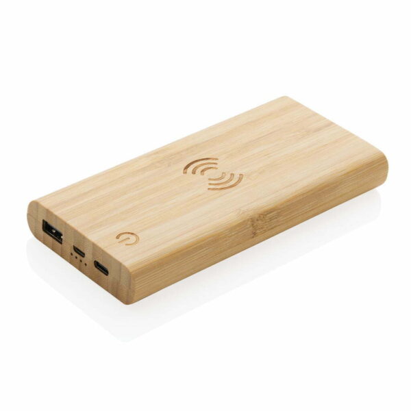 FSC® sertifikuoto bambuko belaidis įkroviklis 8 000 mAh - Image 2