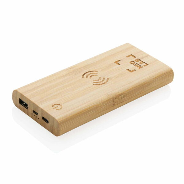 FSC® sertifikuoto bambuko belaidis įkroviklis 8 000 mAh - Image 9