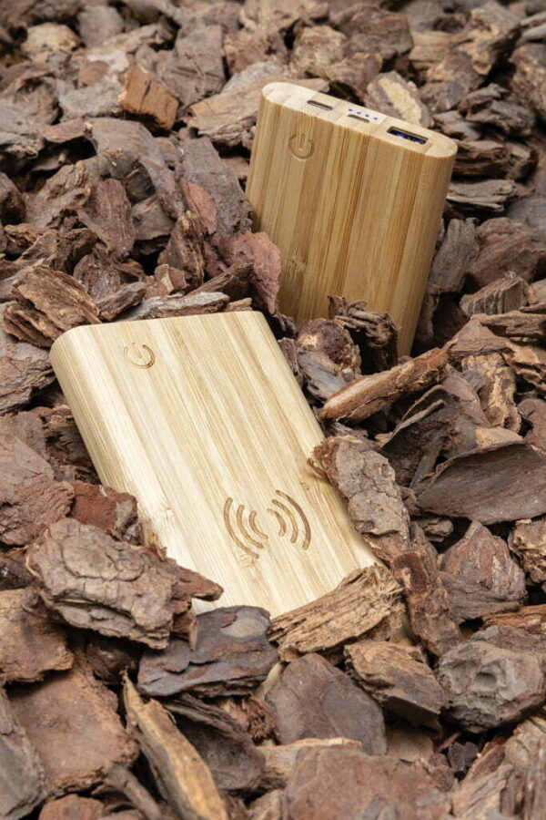 FSC® sertifikuoto bambuko belaidis įkroviklis 8 000 mAh - Image 11