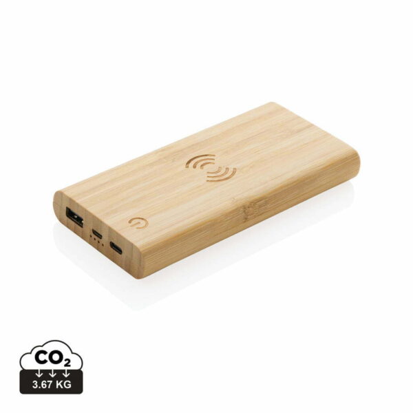 FSC bambuko belaidis įkroviklis 8000 mAh