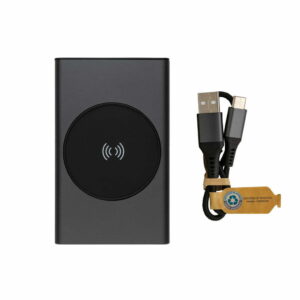 Terra RCS perdirbtas 5 000 mAh belaidis aliuminio įkroviklis