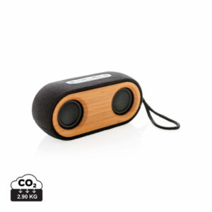 Bamboo X dviguba kolonėlė su bambuko korpusu