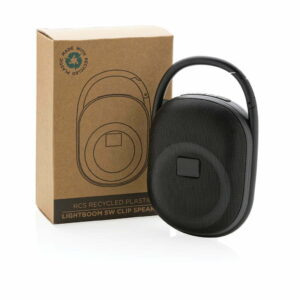 Lightboom 5W garsiakalbis su spaustuku iš perdirbto plastiko