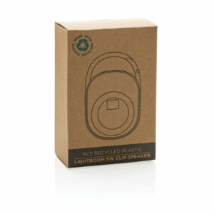 Lightboom 5W garsiakalbis su spaustuku iš perdirbto plastiko