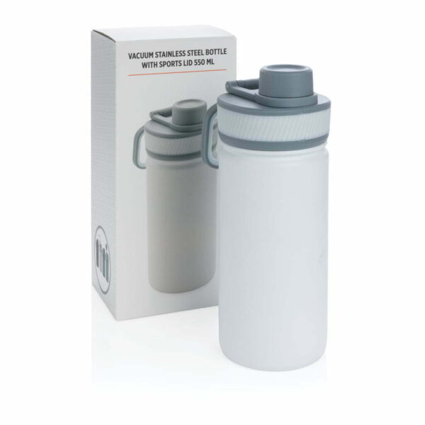Vakuuminis nerūdijančio plieno butelis su sportiniu dangteliu 550 ml - Image 12
