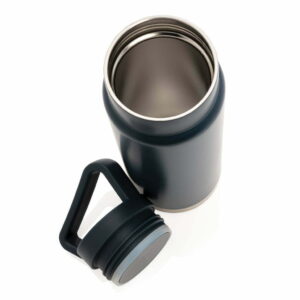 Nepralaidus vakuuminis gėrimų butelis su rankena