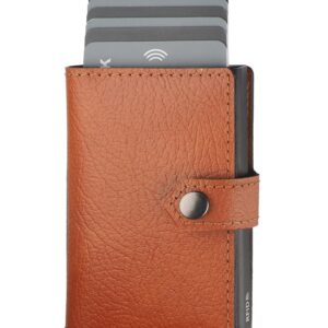 RFID odinė piniginė su dėklu kortelėms