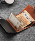 RFID odinė piniginė su dėklu kortelėms - Image 11