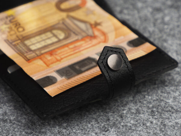 RFID odinė piniginė su dėklu kortelėms - Image 14
