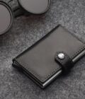 Premium odos piniginė su RFID apsauga ir dėklu kortelėms - Image 4