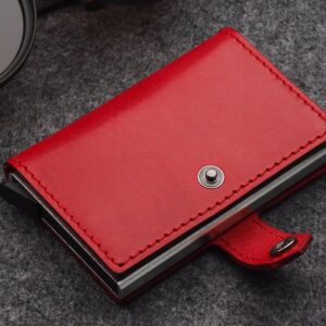 Premium odos piniginė su RFID apsauga ir dėklu kortelėms