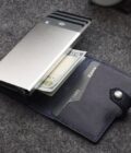 Premium odos piniginė su RFID apsauga ir dėklu kortelėms - Image 6
