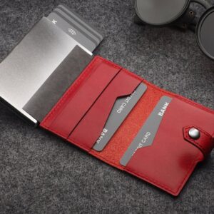 Premium odos piniginė su RFID apsauga ir dėklu kortelėms