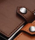 Premium odos piniginė su RFID apsauga ir dėklu kortelėms - Image 15