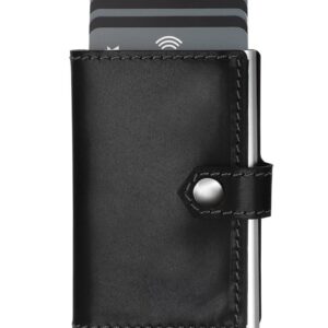 Premium odos piniginė su RFID apsauga ir dėklu kortelėms