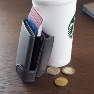 Perdirbtos odos piniginė su RFID apsauga su kortelių dėklu