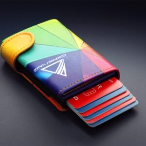 Perdirbtos odos piniginė su RFID apsauga su kortelių dėklu