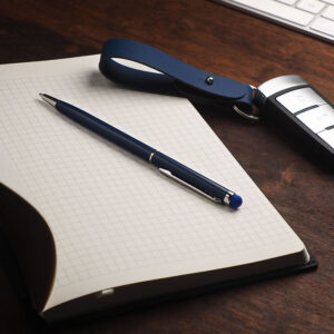 A5 formato odinė užrašų knygutė langeliais