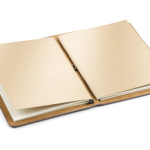 A5 sendinta odinė knygutė