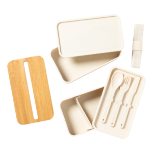 Perdirbto plastiko maisto dėžutė, 1400 ml.