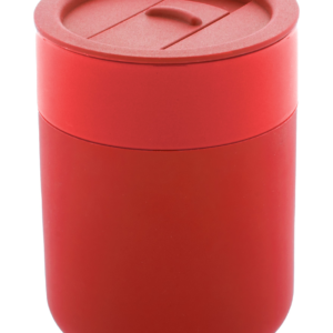 Silikonu dengtas keramikinis puodelis, 300 ml.