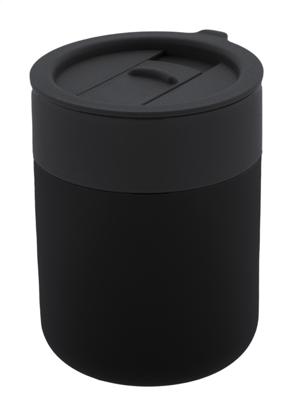 Silikonu dengtas keramikinis puodelis, 300 ml. - Image 7