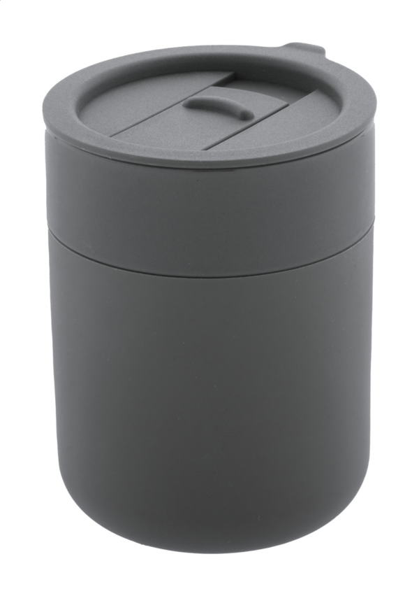 Silikonu dengtas keramikinis puodelis, 300 ml. - Image 3