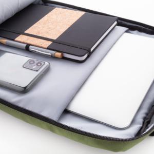 Neperšlampama RPET kuprinė su 2 užtrauktukais