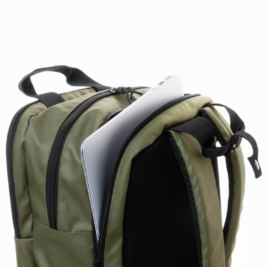 Neperšlampama RPET kuprinė su 2 užtrauktukais