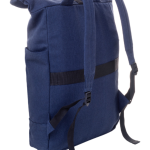 Perdirbtos medvilnės kuprinė su sagtimi