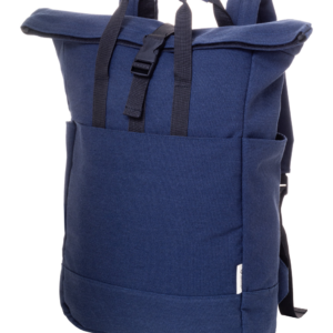 Perdirbtos medvilnės kuprinė su sagtimi