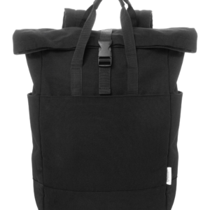 Perdirbtos medvilnės kuprinė su sagtimi