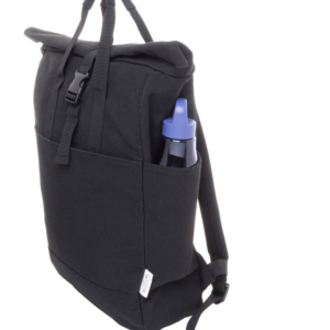 Perdirbtos medvilnės kuprinė su sagtimi