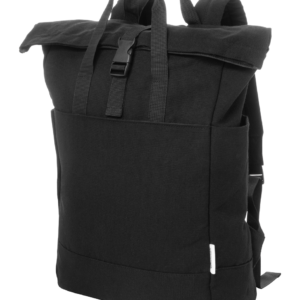 Perdirbtos medvilnės kuprinė su sagtimi