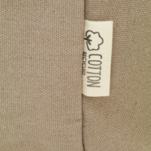 Perdirbtos medvilnės kuprinė