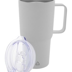 Metalinis termo puodelis su gertuvės dangteliu, 600 ml