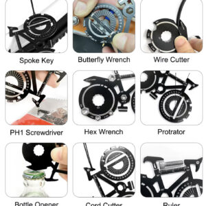 Dviračio formos multifiunkcinis įrankis