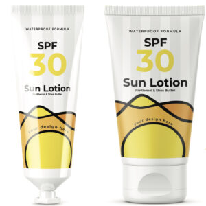 SPF30 kremas nuo saulės su reklamine spauda