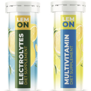 Multivitaminai ir elektrolitai su reklamine spauda