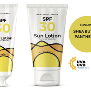 SPF30 kremas nuo saulės su reklamine spauda
